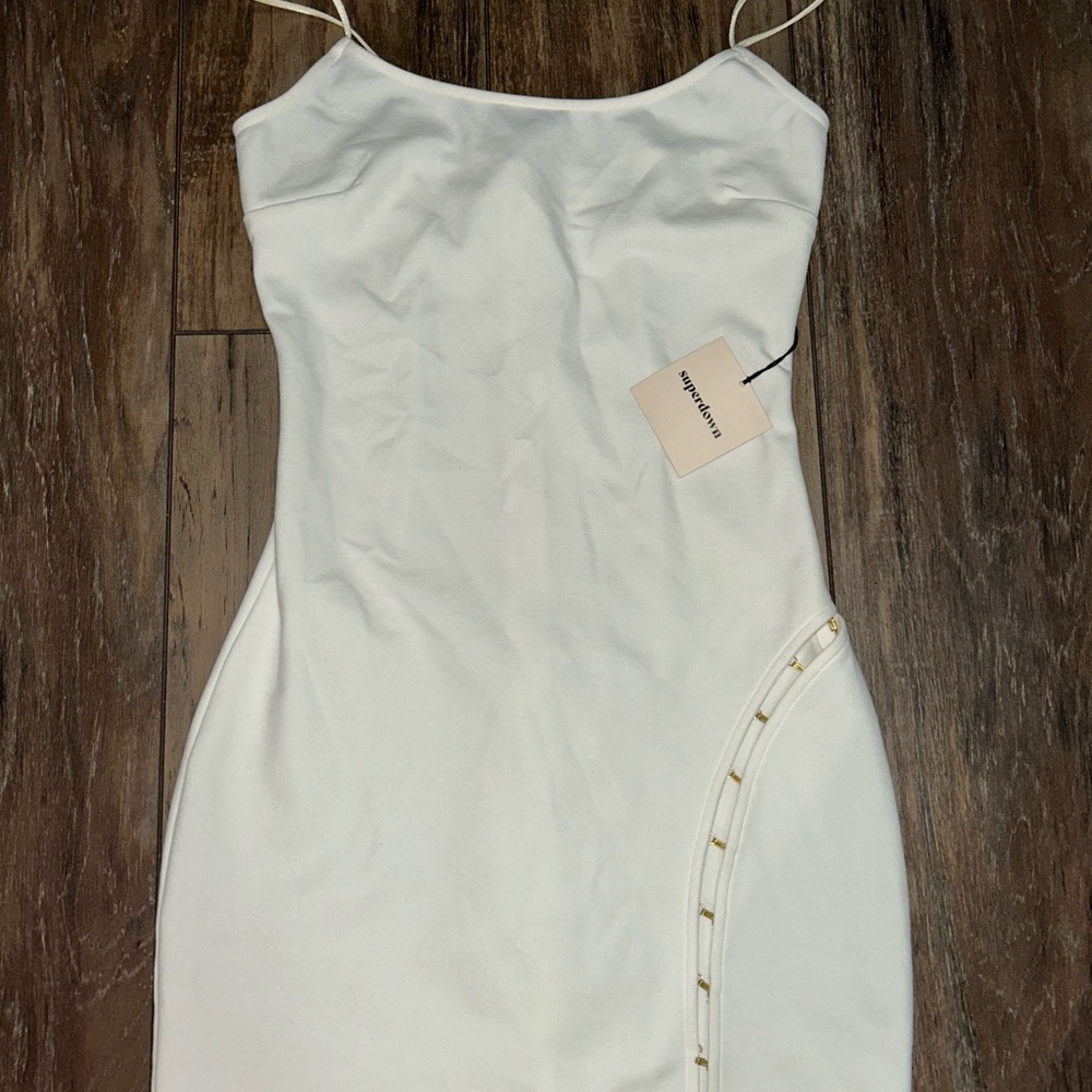 Superdown white summer dress